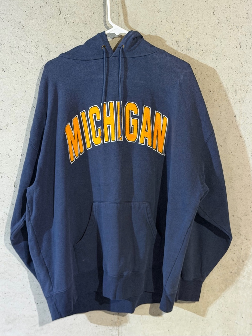 Vintage Y2K JanSport Michigan Wolverines Hoodie XXL Navy